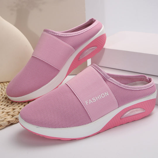 Damen Komfortable Slipper mit atmungsaktivem Obermaterial R&B