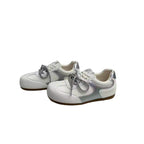 Damen Sneakers im sportlichen Retro-Design mit atmungsaktiver Oberfläche und rutschfester Sohle R&B