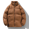 Damen wattierte Überjacke mit hohem Kragen und weichem Innenfutter