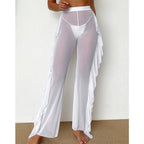 Damen Strandhose mit elegantem Rüschen-Design R&B