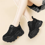 Damen Sportliche und stylische Chunky Sneakers mit atmungsaktivem Mesh und dämpfender Sohle R&B