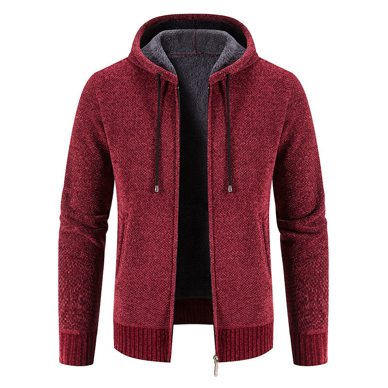Herren Kapuzenjacke mit weichem Innenfutter und innovativem Design R&B