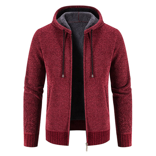 Herren Kapuzenjacke mit weichem Innenfutter und innovativem Design R&B