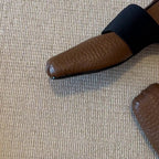 Damen Ballerina mit modernem Schnitt und elastischem Riemendesign