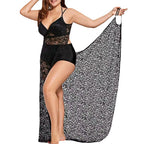 Damen eleganter durchsichtiger Spitzen-Strandüberwurf R&B