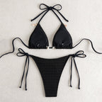 Damen Triangel-Bikini mit dekorativen Muschel- und Sternakzenten R&B