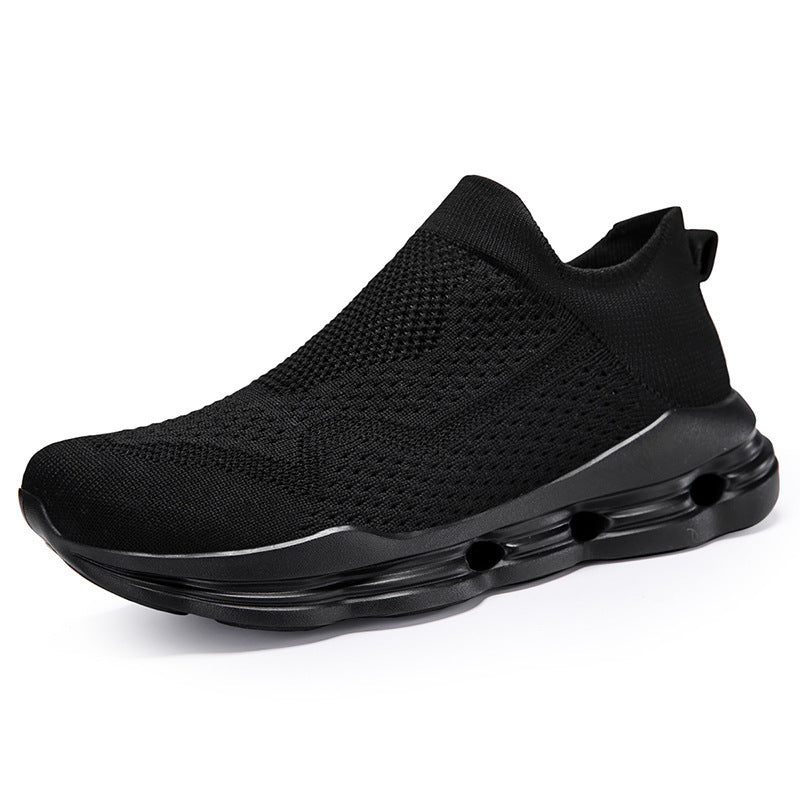 Damen trendige Slip-On Sneakers mit innovativem Mesh-Obermaterial und dämpfender Sohle R&B