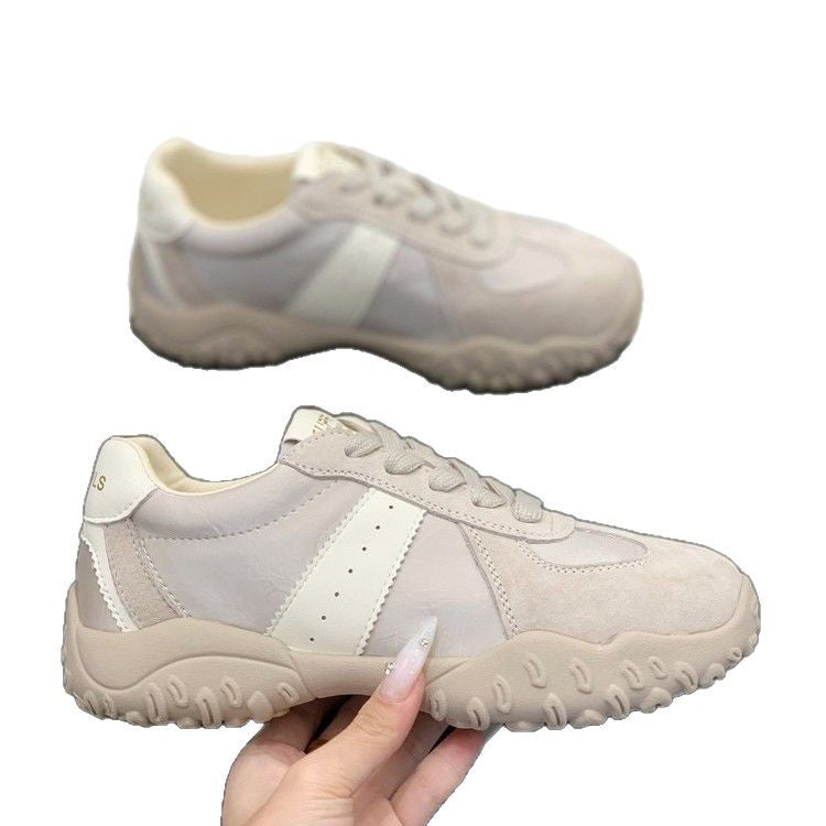 Damen modische Sneakers mit atmungsaktiver Oberflächenstruktur und rutschfester Gummisohle R&B