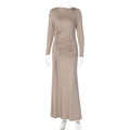 Damen elegantes, hüftbetontes Abendkleid R&B