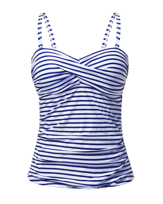 Damen Tankini mit raffiniertem Wickeldesign R&B