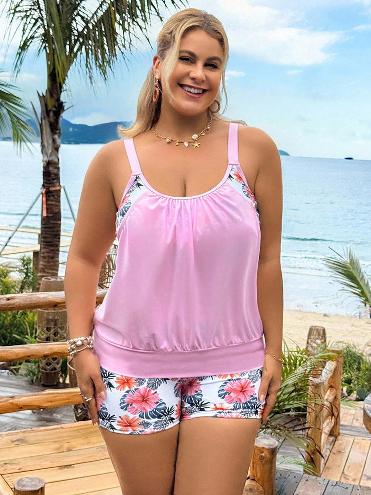 Damen Tankini-Set mit floralem Design und herausragendem Komfort R&B