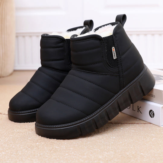 Damen Warme und gepolsterte Winterstiefel R&B