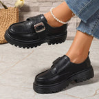 Damen Slipper mit modischem Verschluss und rutschfester Profilsohle R&B