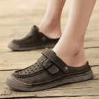 Damen Komfortable Clogs mit verstellbarem Riemen und atmungsaktiver Obermaterialstruktur R&B