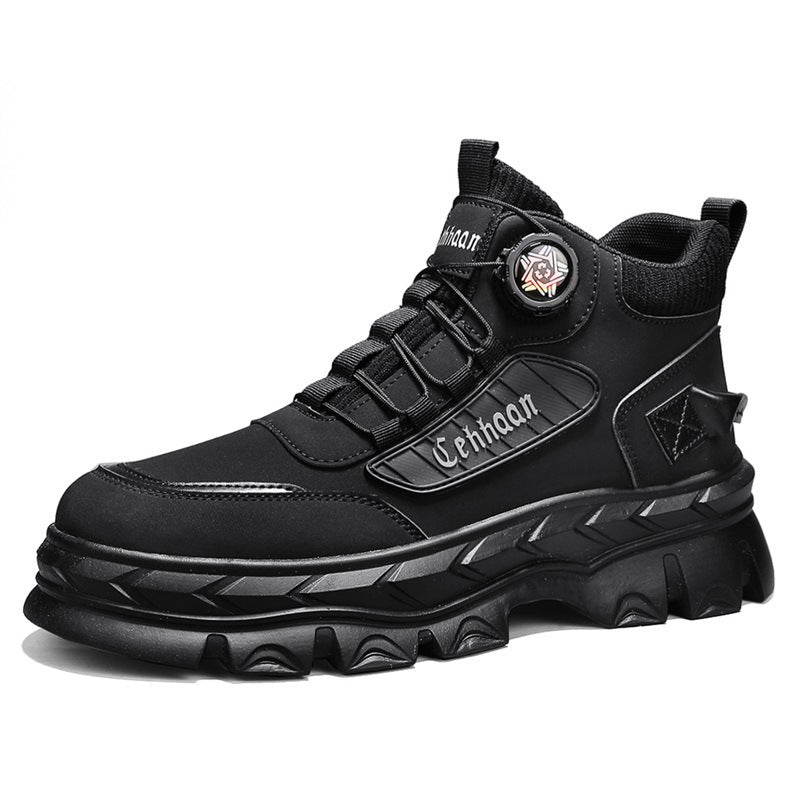 Damen Modische hohe Sneakers mit robustem Obermaterial und rutschfester Sohle R&B