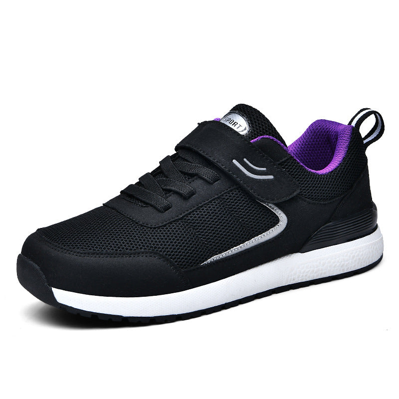 Damen Sportliche Sneaker mit verstellbarem Klettverschluss und atmungsaktiver Netzoberfläche R&B