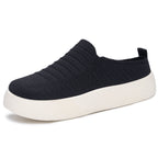 Damen Flexible Slip-On Sneakers mit leichtem Netzdesign
