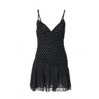Damen Sommerliches Minikleid mit tiefem V-Ausschnitt und tierischem Muster R&B