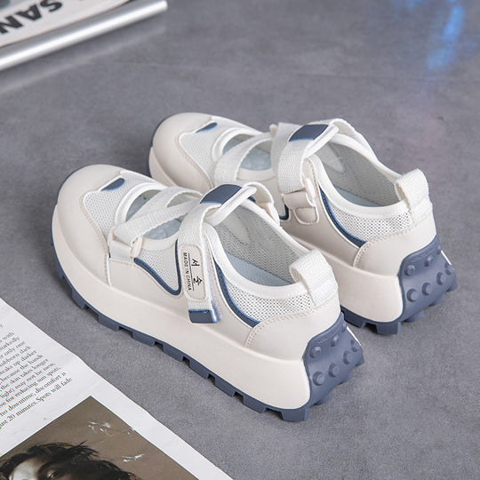 Damen Sportliche Freizeitschuhe mit verstellbarem Riemen und rutschfester Sohle R&B