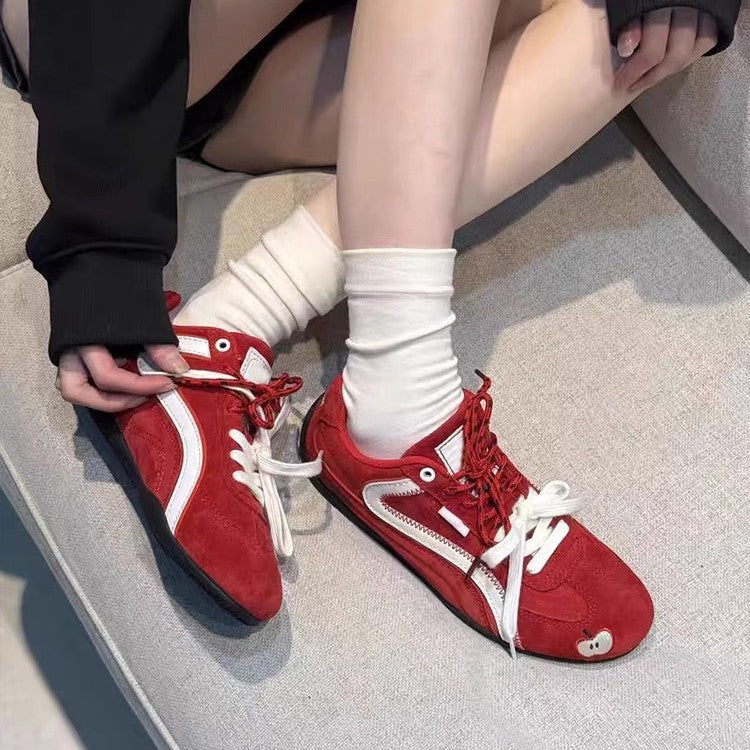 Damen Sneaker mit verspieltem Applikationsdesign und atmungsaktivem Obermaterial R&B