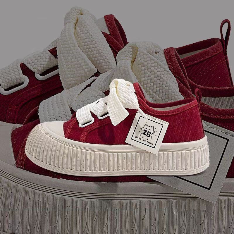 Damen Sneaker mit trendiger Plateau-Sohle und komfortablem Obermaterial