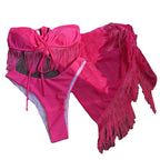 Damen Fransen-Bikini-Set R&B