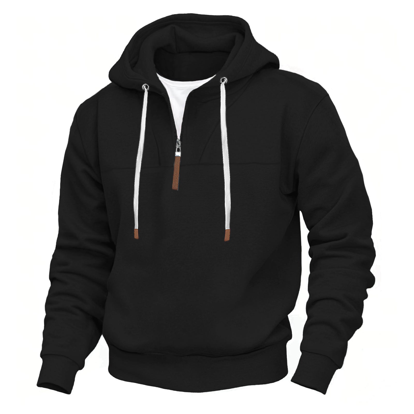 Herren Kapuzenpullover mit praktischer Reißverschlussöffnung und modernem Design R&B