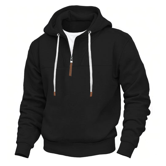 Herren Kapuzenpullover mit praktischer Reißverschlussöffnung und modernem Design R&B