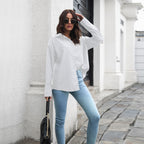 Damen Elegante Bluse mit klassischem Schnitt und lässigem Flair R&B