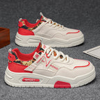 Damen Modische Sneakers mit floralen Akzenten und dämpfendem Sohlenprofil R&B