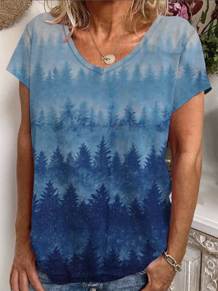 Damen Lockere Bluse mit buntem Paisleymuster R&B