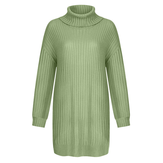 Damen Grobstrick Rollkragenpullover im lässigen Schnitt R&B