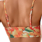 Damen Hochtailliertes Bikini-Set mit verspieltem Knotendesign