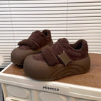 Damen Plüschgefütterte Slip-On Sneakers R&B
