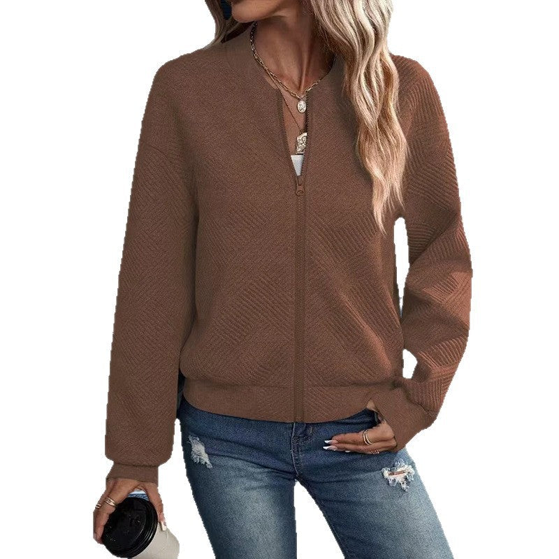 Damen Freizeitjacke mit strukturiertem Design und praktischen Taschen R&B