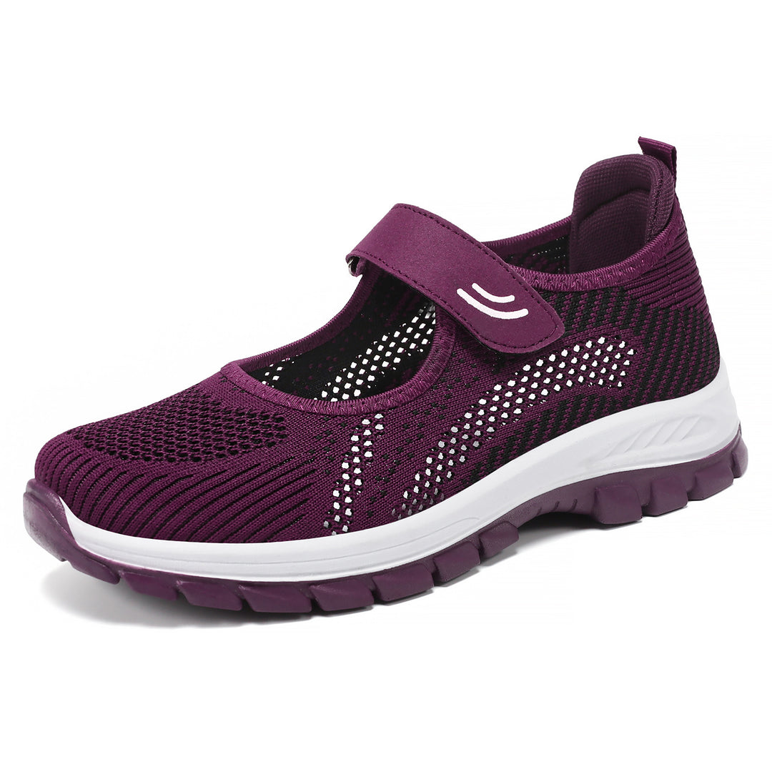Damen Atmungsaktive Fitness-Schuhe mit praktischem Klettverschluss R&B