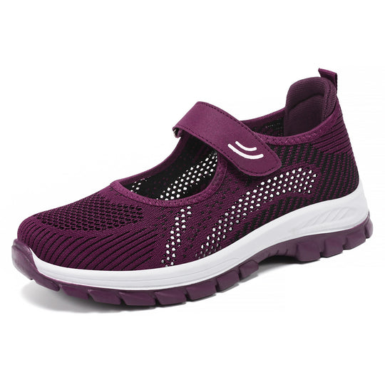 Damen Atmungsaktive Fitness-Schuhe mit praktischem Klettverschluss R&B