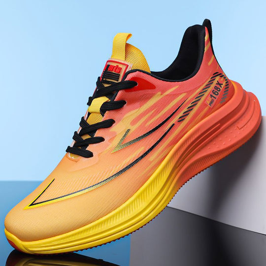 Damen Leichte Lauf-Sneaker mit atmungsaktiver Netzstruktur und stoßdämpfender Sohle R&B