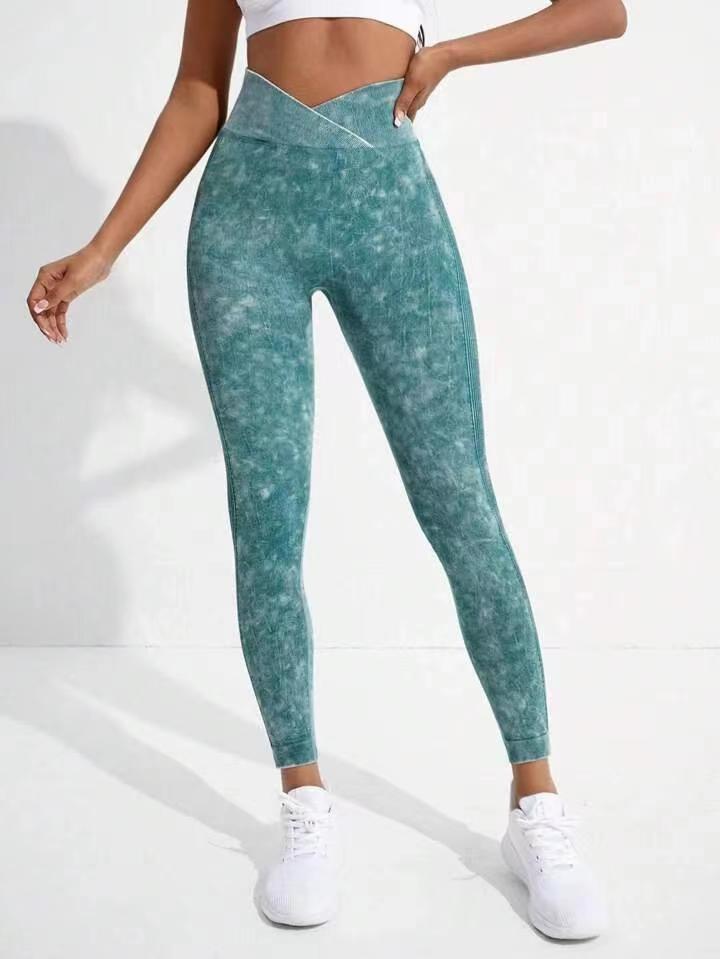 Damen Hochgeschnittene Sportleggings R&B