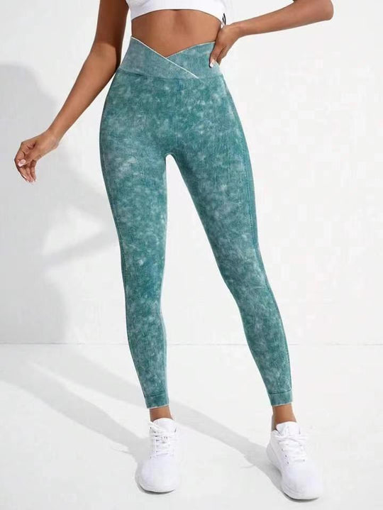 Damen Hochgeschnittene Sportleggings R&B