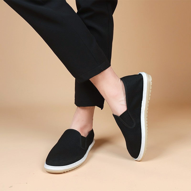 Damen Bequeme Slip-On Freizeitschuhe mit atmungsaktiven Einsätzen R&B