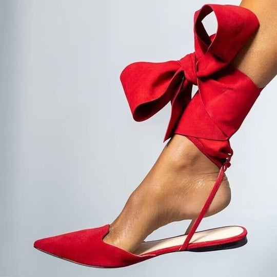 Damen elegante Slingback-Pumps mit funkelnden Strass-Akzenten R&B