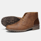 Stiefelette Aus Echtem Vegane Leder