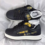 Damen Sneakers im modernen Karo-Design mit bequemer Dämpfung