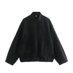 Damen Oversize-Winterjacke mit praktischen Taschen R&B