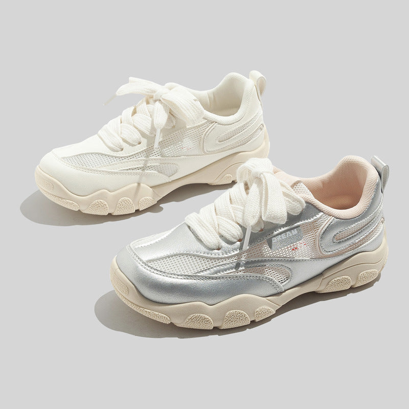 Damen Sportliche Sneakers mit atmungsaktiver Mesh-Konstruktion und dämpfender Sohle