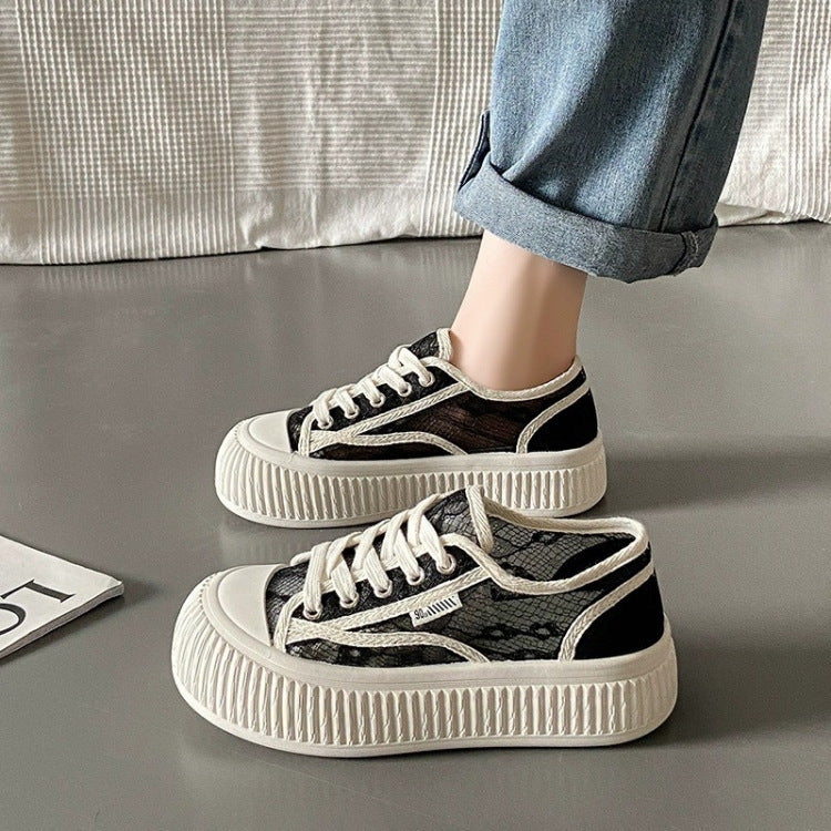 Damen Sneakers im modernen Design mit atmungsaktiver Netzstruktur R&B