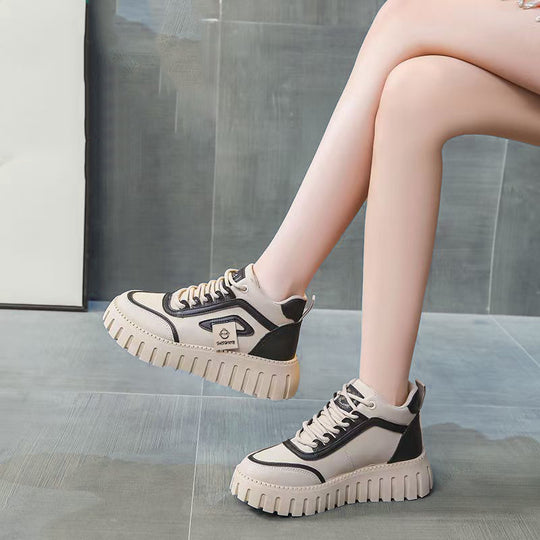 Damen Sportliche Chunky Sneakers mit verstärkter Sohle und atmungsaktivem Obermaterial R&B