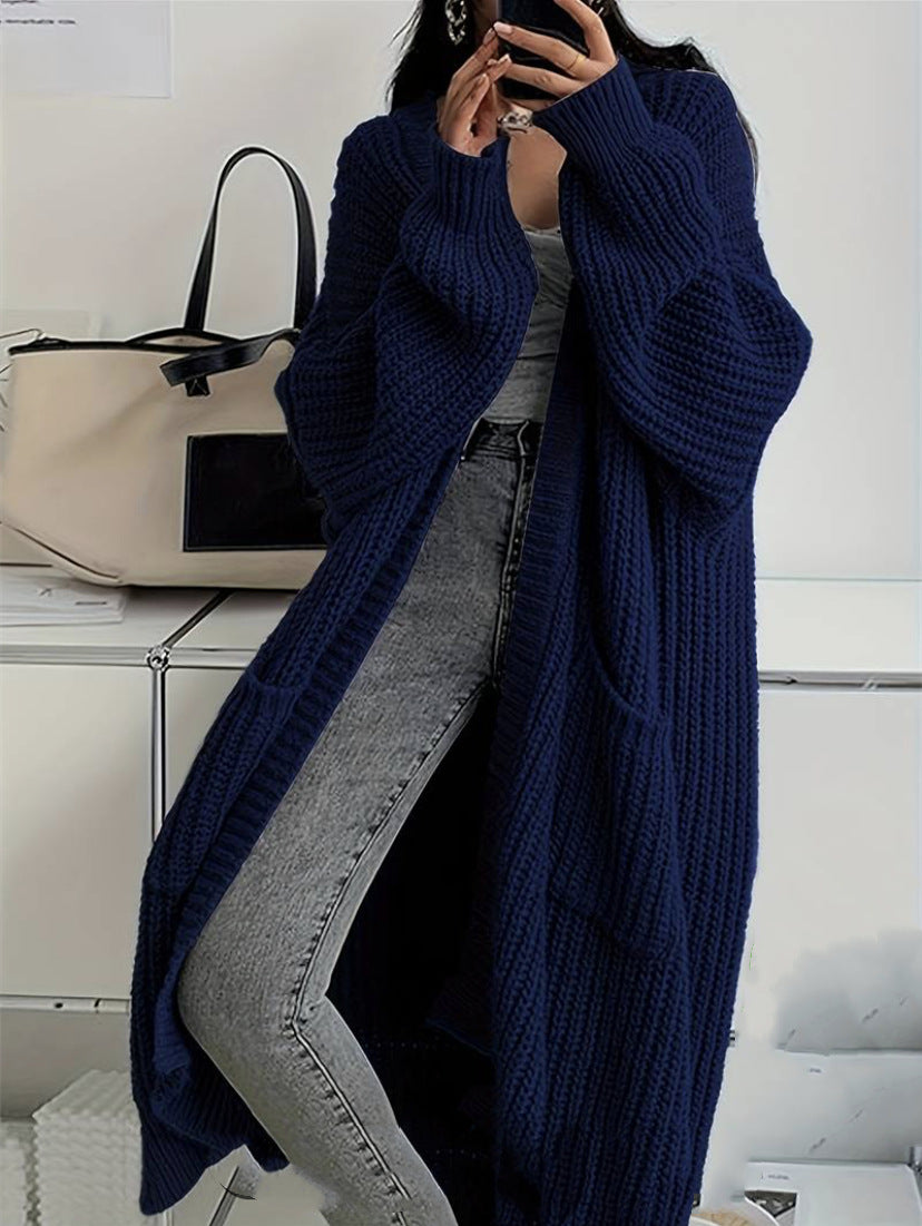 Damen Strickmantel im Oversized-Stil R&B