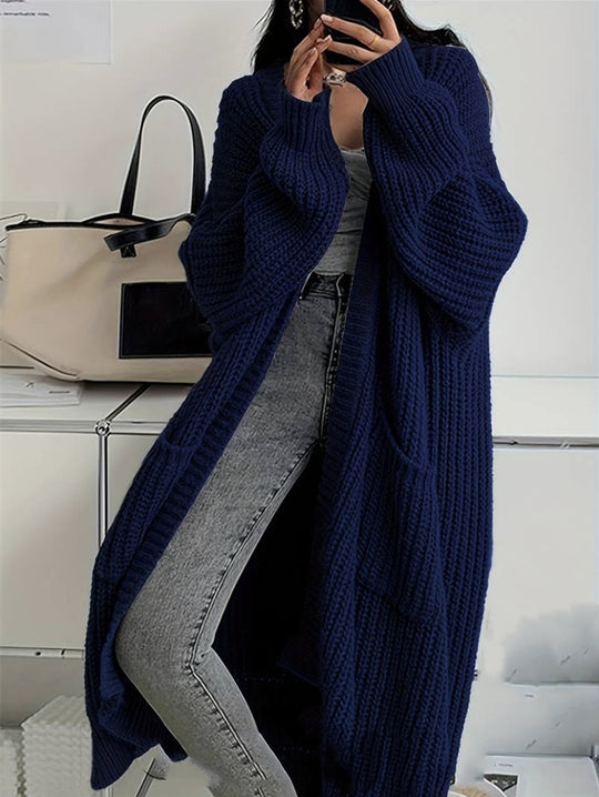 Damen Strickmantel im Oversized-Stil R&B